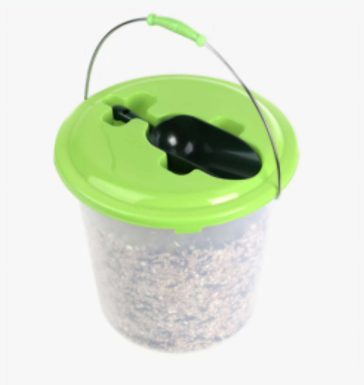 Emmer inclusief schep en strooivoer