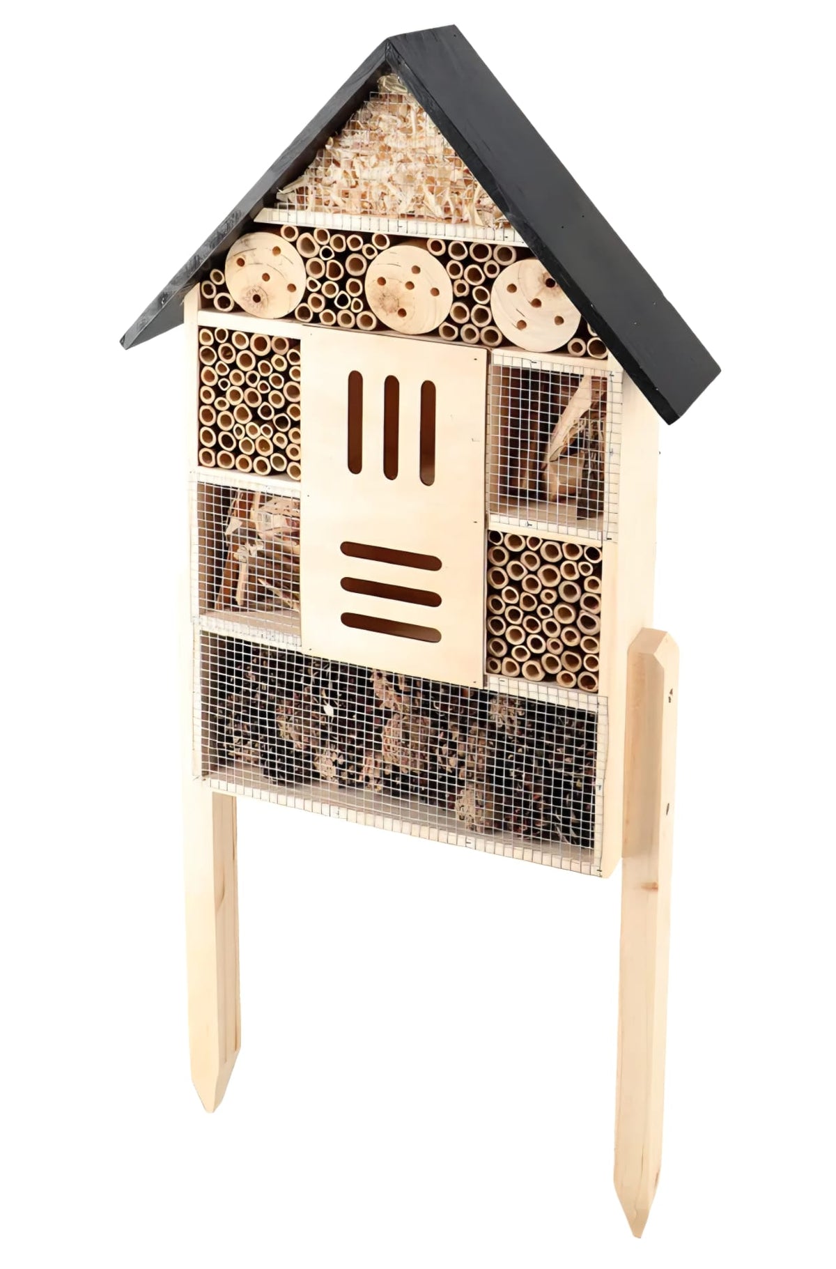 Insectenhotel met paalbevestiging