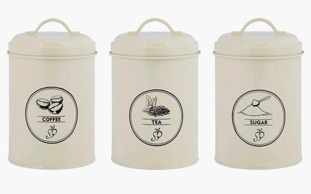 Voorraadblikken: set van 3